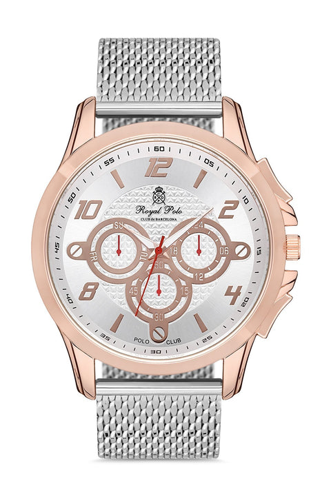 Royal Club De Polo Barcelona Straw Men's Wristwatch 8682367077189
