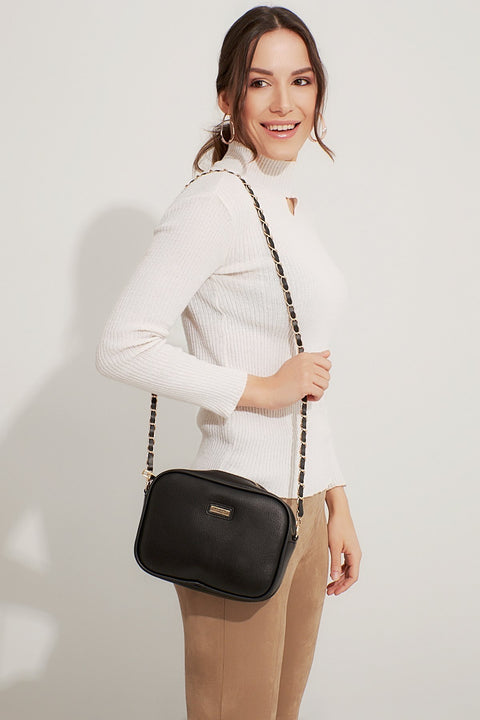 Aqua Di Polo Black Women's Shoulder Bag