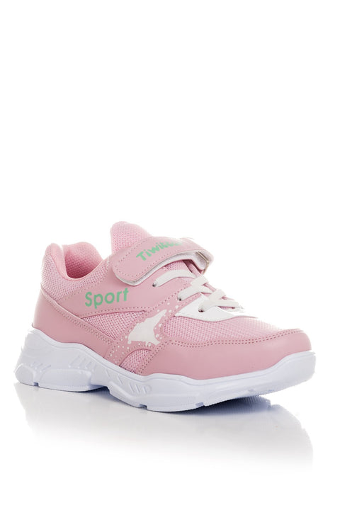 TonnyBlack  Pink Kids Sport Shoes