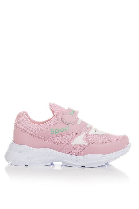 TonnyBlack  Pink Kids Sport Shoes