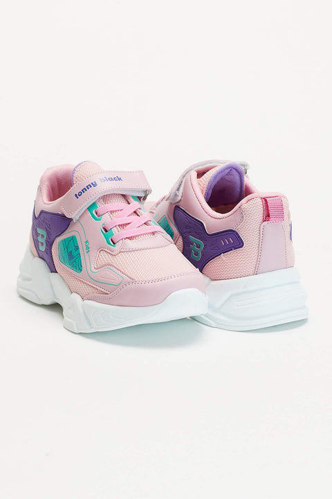 TonnyBlack Pink Kids Sneakers