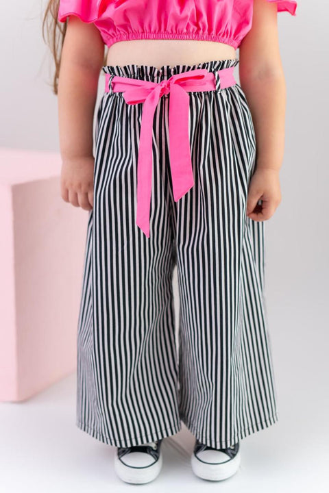 Pixy Love Girl Pink Striped Suit