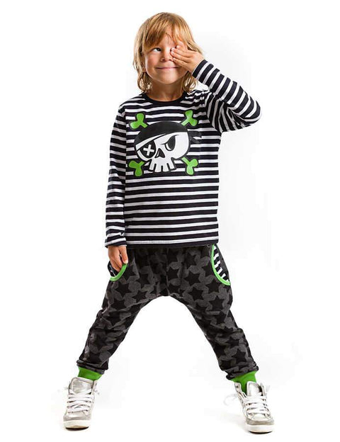 Mushi Pirate Skull Sweat-Pants Set