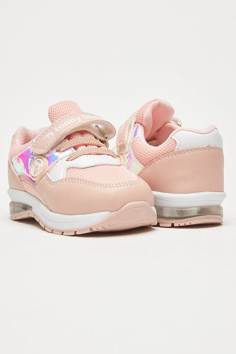 TonnyBlack Powder Children's Sports Shoes Light Velcro