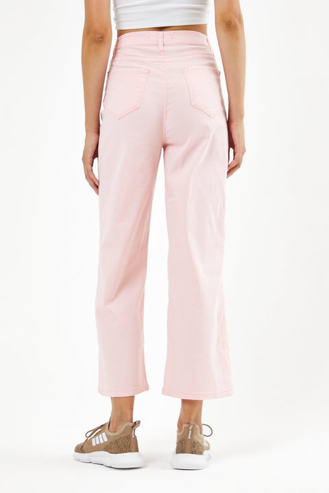 TonnyBlack Powder Women's Lycra Short Palazzo Linen Trousers TBG072-1_134