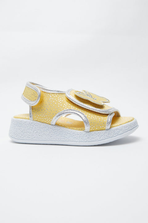 TonnyBlack Yellow Kids Sandals