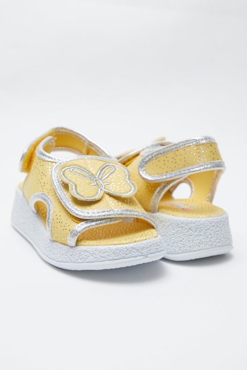 TonnyBlack Yellow Kids Sandals