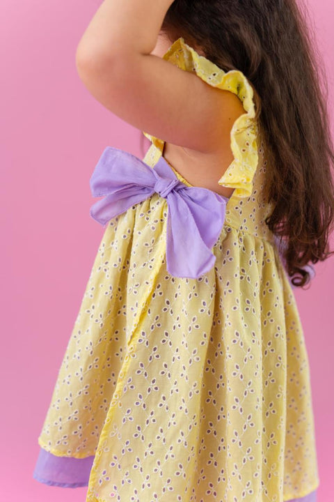 Pixy Love Girl Yellow Sandy Dress