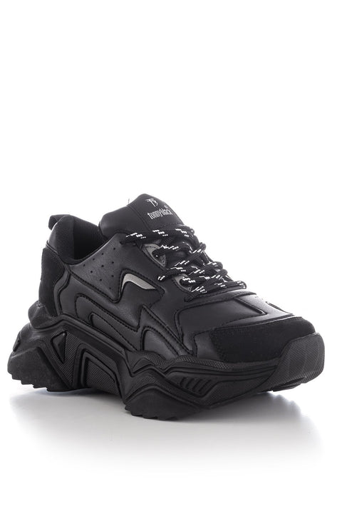 TonnyBlack Black Women's Sneakers TB7040-1_101
