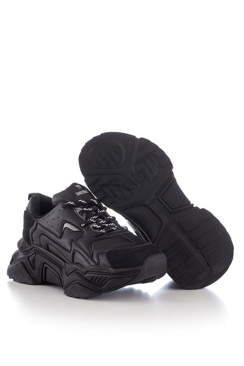TonnyBlack Black Women's Sneakers TB7040-1_101