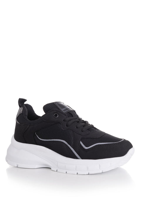 TonnyBlack Black and White Women's Sneakers TB287-1_295