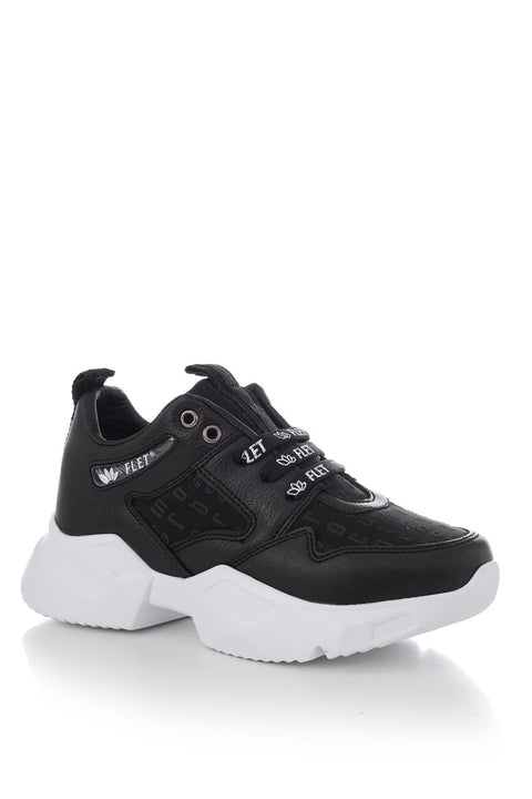 TonnyBlack Black and White Women's Sneakers dgf111-1_295