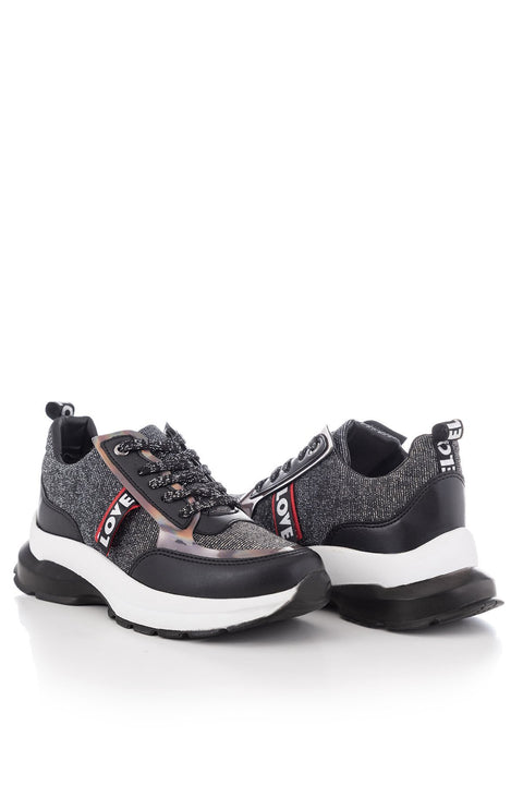 TonnyBlack Black and White Women's Sneakers DGF117-1_295