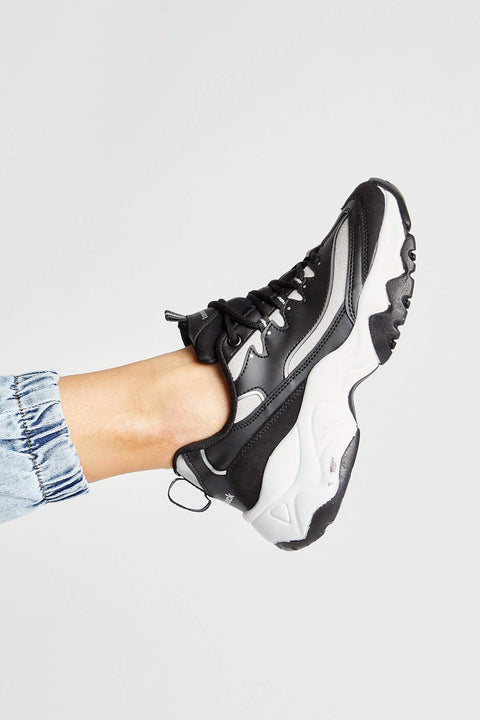 TonnyBlack Black and White Women's Sneakers TB7040-1_295