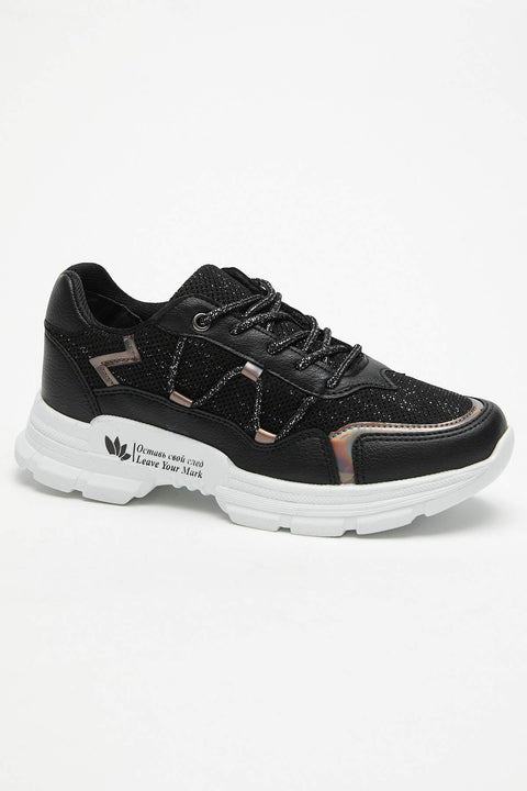 TonnyBlack Black and White Women's Sneakers DGF116-1_295