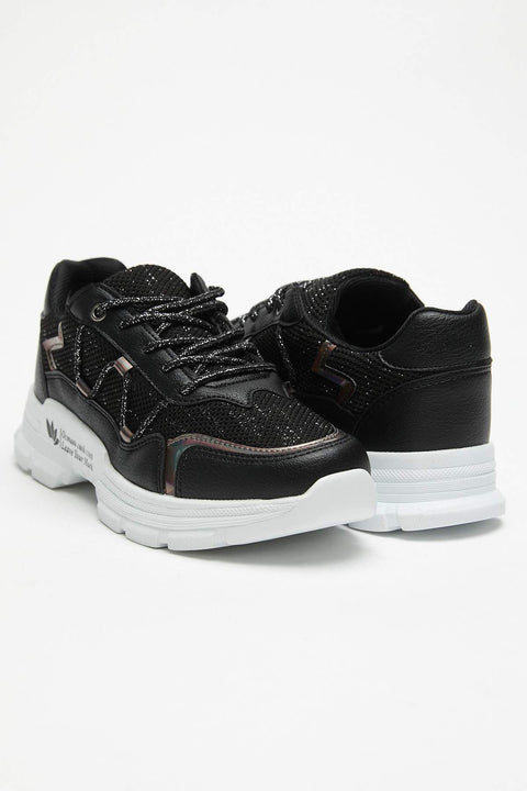 TonnyBlack Black and White Women's Sneakers DGF116-1_295