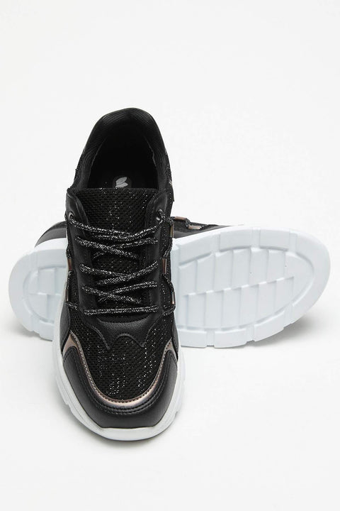 TonnyBlack Black and White Women's Sneakers DGF116-1_295