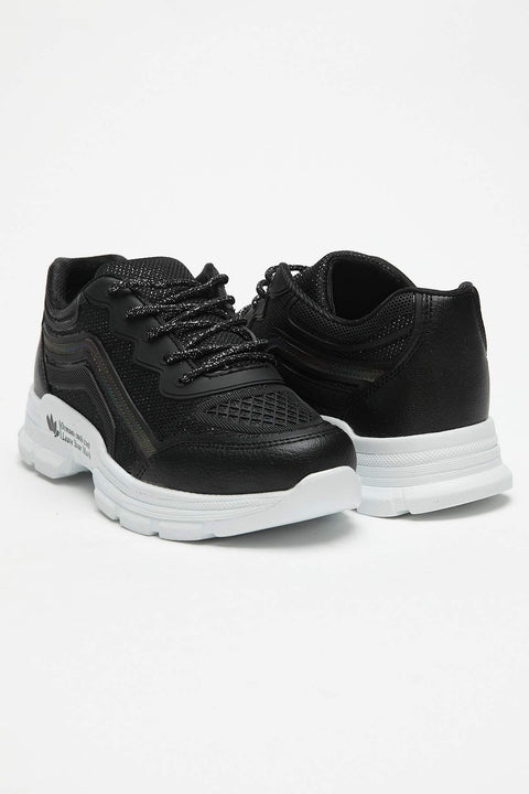 TonnyBlack Black and White Women's Sneakers DGF134-1_295