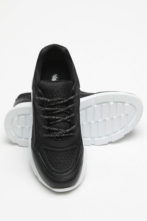 TonnyBlack Black and White Women's Sneakers DGF134-1_295