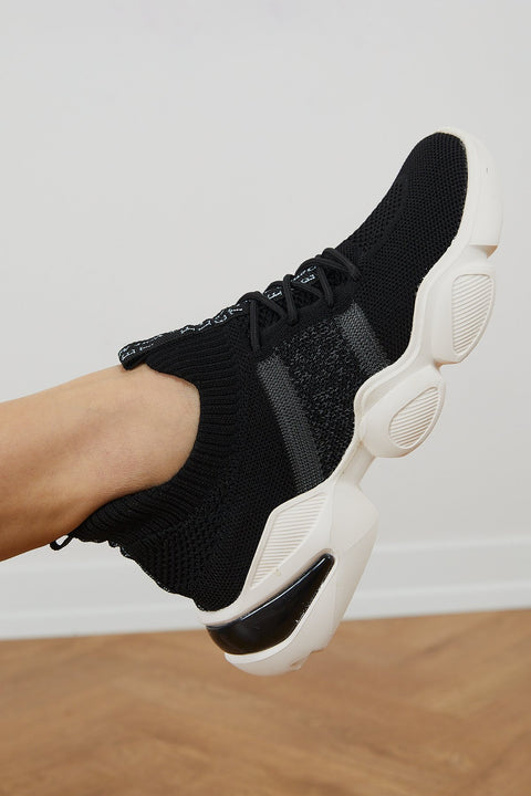 TonnyBlack Black and White Women's Sneakers DGF140-1_295