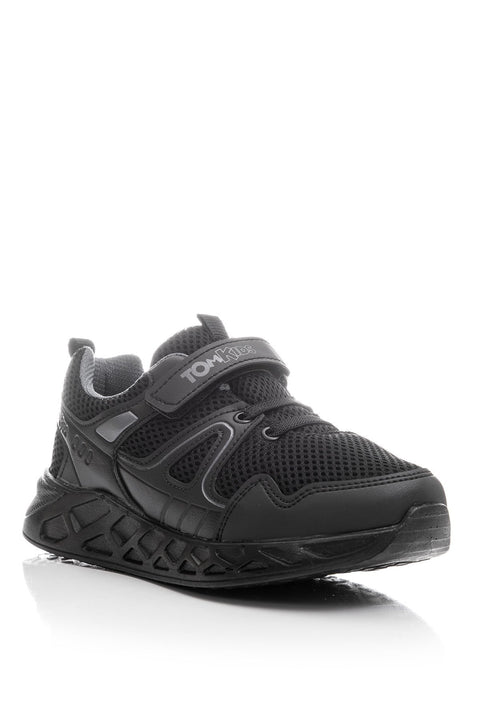 TonnyBlack Black Kids Sports Shoes