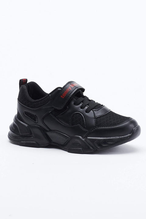 TonnyBlack Black Kids Sneakers
