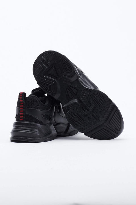 TonnyBlack Black Kids Sneakers