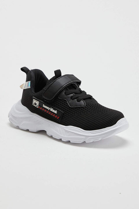 TonnyBlack Black Kids Sneakers