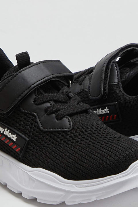 TonnyBlack Black Kids Sneakers