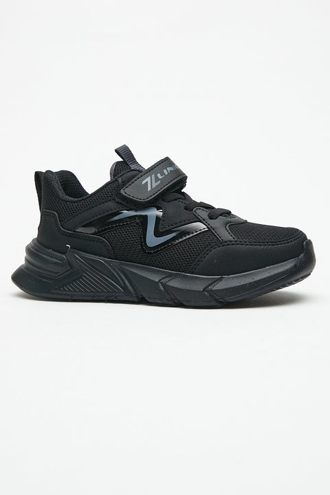 TonnyBlack Black Kids Sports Shoes