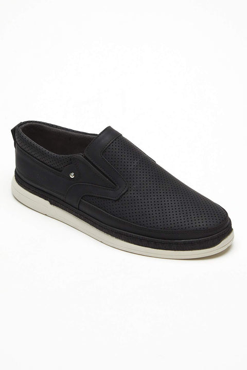 TonnyBlack Black Men's Loafers TBCSD-2_101