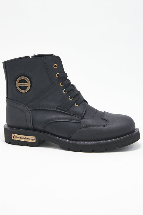 TonnyBlack Black Men's Boots TBDG03-2_101