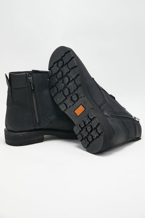 TonnyBlack Black Men's Boots TBDG04-2_101