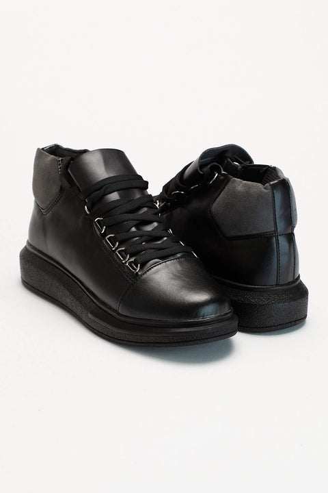 TonnyBlack Black Smoked Men's Shoes