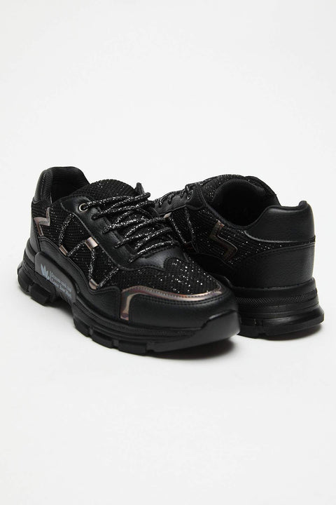 TonnyBlack Black Women's Sneakers  DGF116-1_101