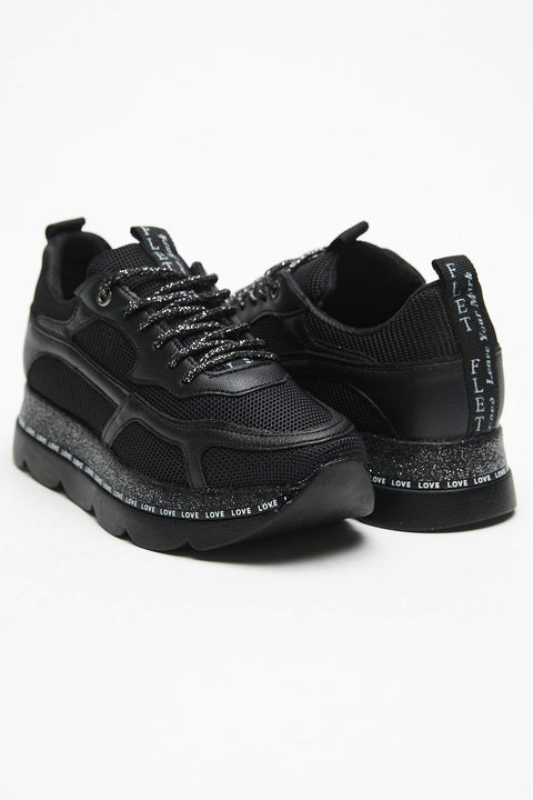 TonnyBlack Black Women's Sneakers DGF141-1_101