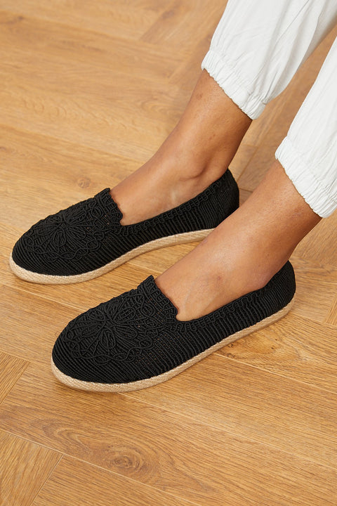 TonnyBlack Black Women's Flat Shoes TB117-1_101