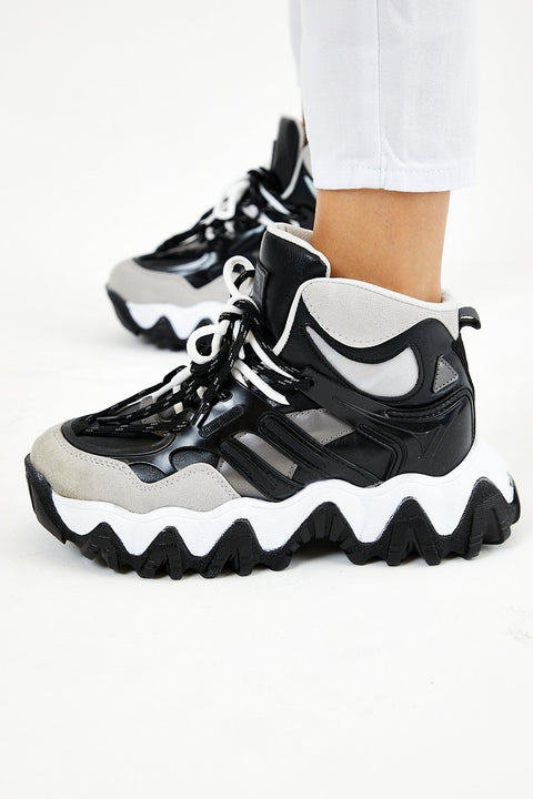 TonnyBlack Black Women's Sneakers TBSELF-1_101