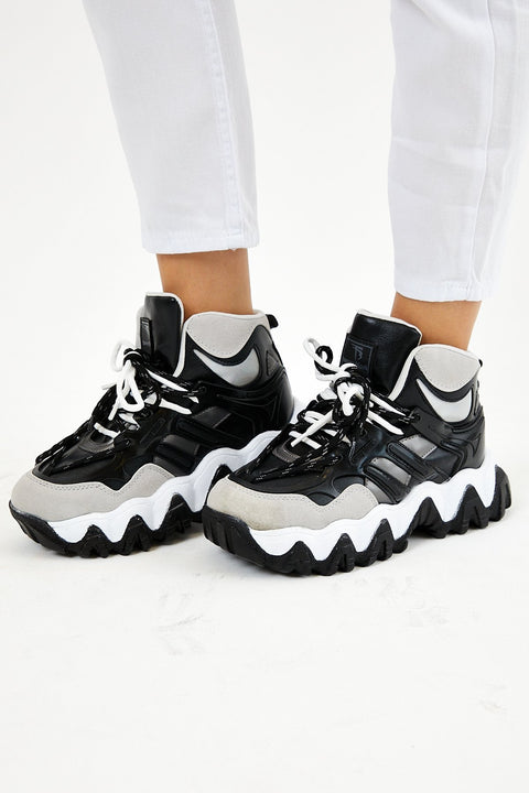 TonnyBlack Black Women's Sneakers TBSELF-1_101