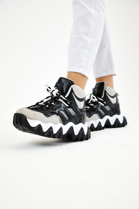 TonnyBlack Black Women's Sneakers TBSELF-1_101