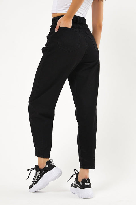 TonnyBlack Black Women's Loose Balloon Jeans TBG056-1_101