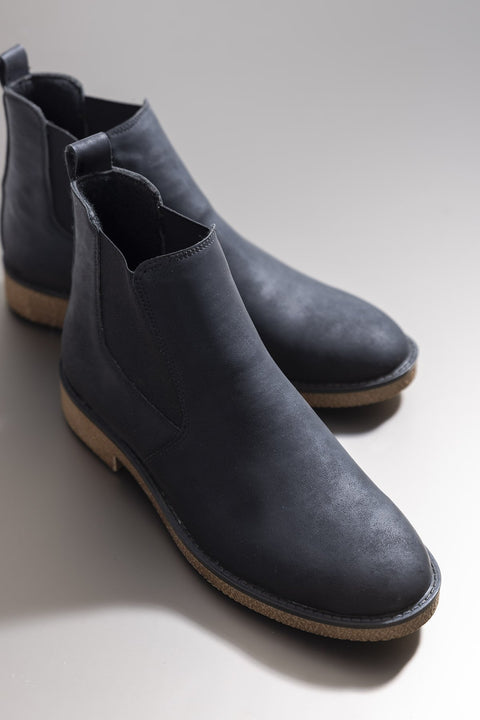 TonnyBlack Black Matte Men's Boots DGCHS-2_308