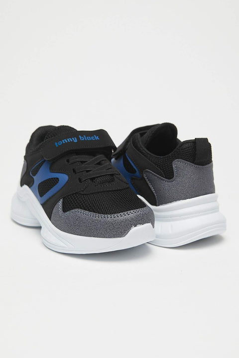 TonnyBlack Black Sax Kids Sneakers