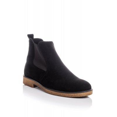 TonnyBlack Black Suede Men's Boots DGCHS-2_301