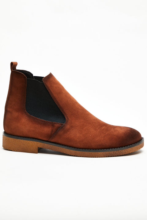 TonnyBlack Tan Suede Men's Boots TBCHS-2_326
