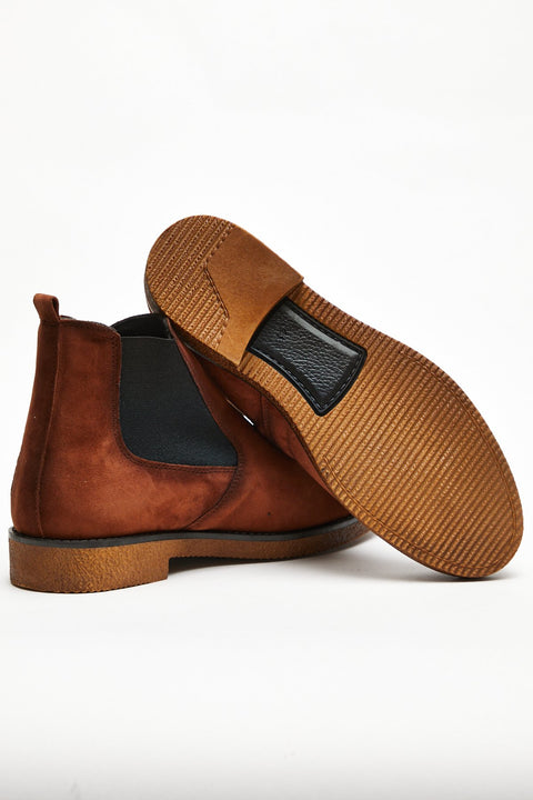 TonnyBlack Tan Suede Men's Boots TBCHS-2_326