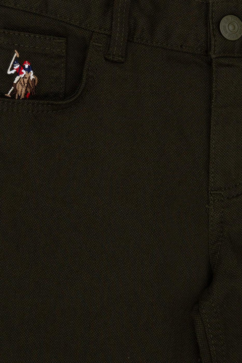 Us Polo Assn Dark Boys Green Chinos