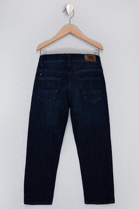 Us Polo Assn Boys Dark Blue Denim Pants