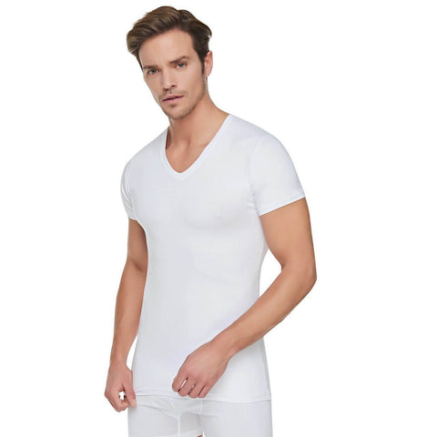Passion Men's Rib V-Neck Undershirt TER0107