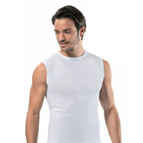 Passion Color Men's Zero Sleeve Rib Sports Undershirt TER0108
